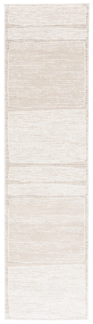 Safavieh Northport Modern Runner Rug For Hallways - Elegant, Durable, And Stylish Home Décor Solution Ivory ,Grey 55% Polyester,45% Polypropylene Ntp428a-24