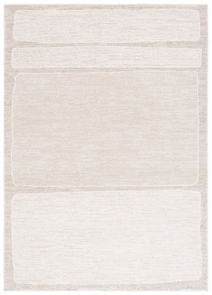 Safavieh Northport Modern Runner Rug For Hallways - Elegant, Durable, And Stylish Home Décor Solution Ivory ,Grey 55% Polyester,45% Polypropylene Ntp428a-24