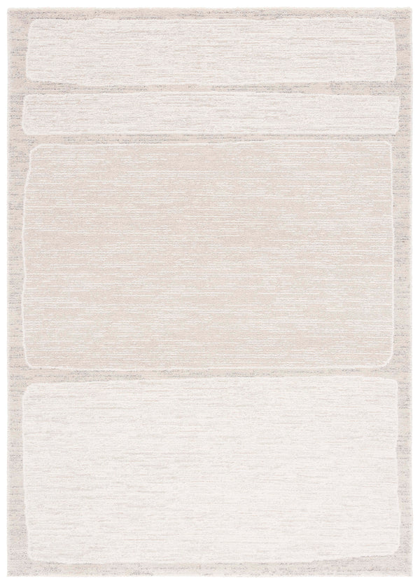 Safavieh Northport Modern Runner Rug For Hallways - Elegant, Durable, And Stylish Home Décor Solution Ivory ,Grey 55% Polyester,45% Polypropylene Ntp428a-24