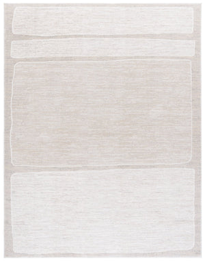 Safavieh Northport Elegant Turkish Area Rug With Luxurious Pile Height For Modern Home Decor Upgrade Ivory ,Grey 55% Polyester,45% Polypropylene Ntp428a-8
