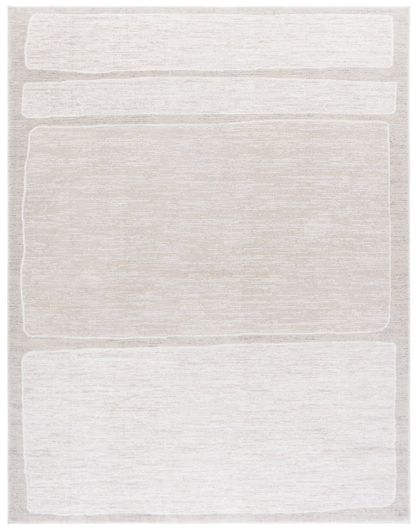 Safavieh Northport Elegant Turkish Area Rug With Luxurious Pile Height For Modern Home Decor Upgrade Ivory ,Grey 55% Polyester,45% Polypropylene Ntp428a-8