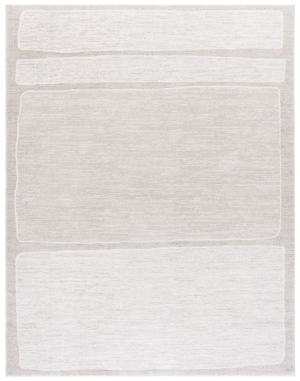 Safavieh Northport Modern Runner Rug For Hallways - Elegant, Durable, And Stylish Home Décor Solution Ivory ,Grey 55% Polyester,45% Polypropylene Ntp428a-24