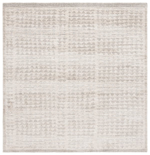Safavieh Northport Ivory & Dark Grey Turkish Rug 6'7"X9'6" Power-Loomed 55% Polyester 45% Polypropylene Cushioning NTP430A-6