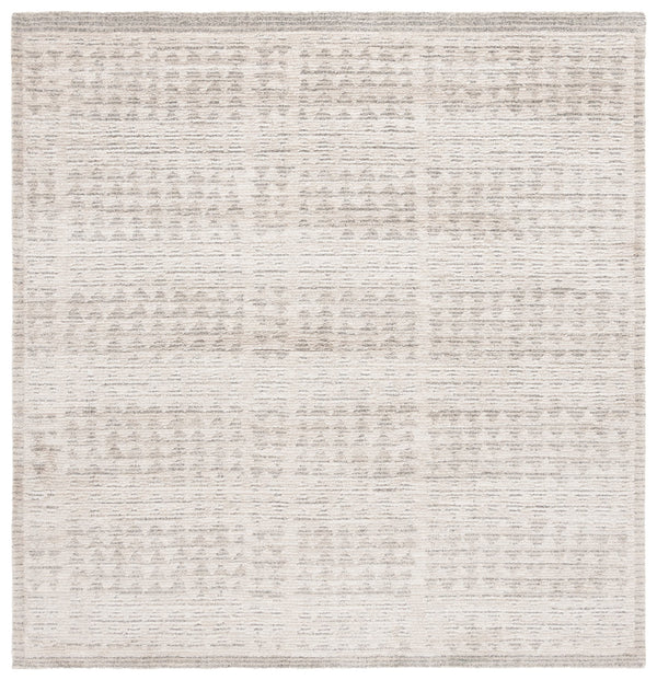 Safavieh Northport Ivory & Dark Grey Turkish Rug 6'7"X9'6" Power-Loomed 55% Polyester 45% Polypropylene Cushioning NTP430A-6