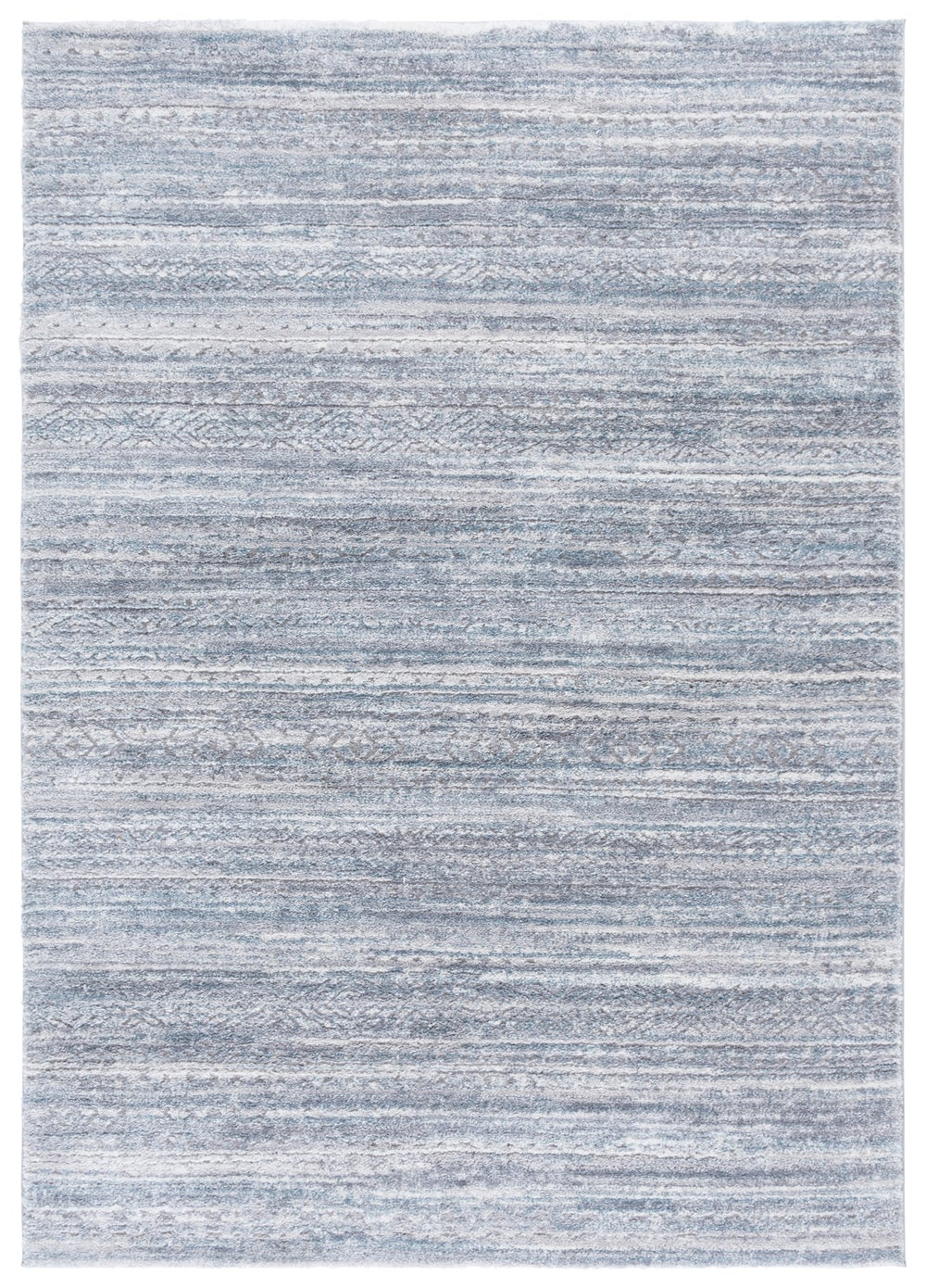 Safavieh Northport Elegant Area Rug – Transitional Design For Living, Bedroom, Or Dining Room Decor, Durable Comfort Blue ,Grey 65% Polypropylene,35% Polyester Ntp800m-7r