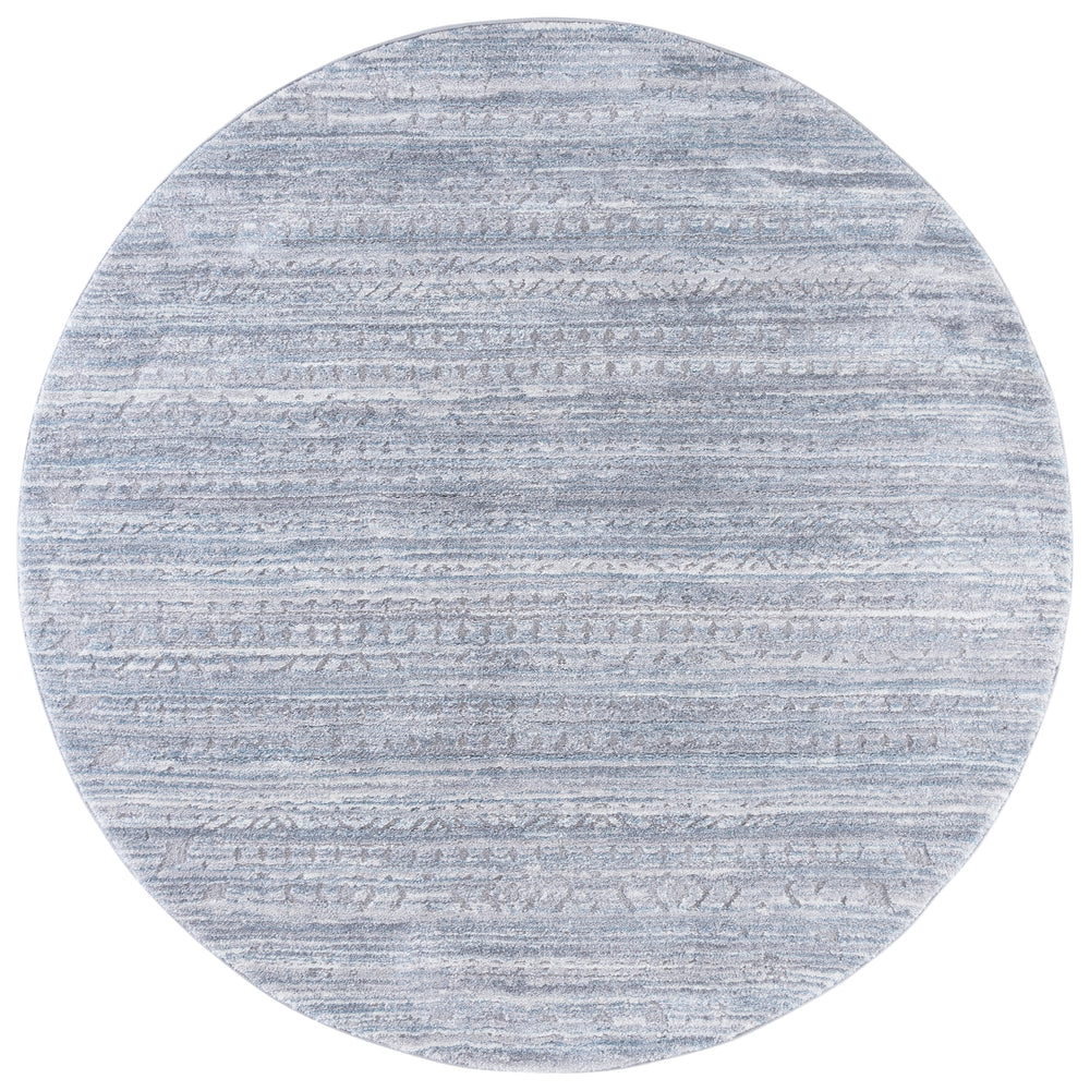 Safavieh Northport Elegant Transitional Runner Rug - Cozy Power Loomed Design For Modern And Classic Spaces Blue ,Grey 65% Polypropylene,35% Polyester Ntp800m-8