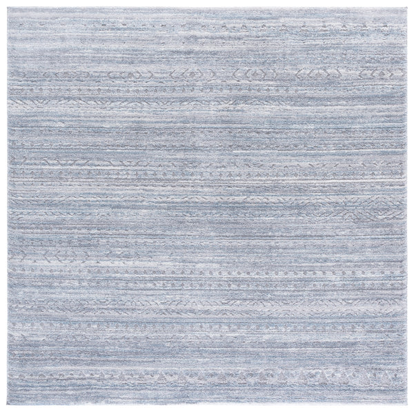 Safavieh Northport Elegant Transitional Runner Rug - Cozy Power Loomed Design For Modern And Classic Spaces Blue ,Grey 65% Polypropylene,35% Polyester Ntp800m-8