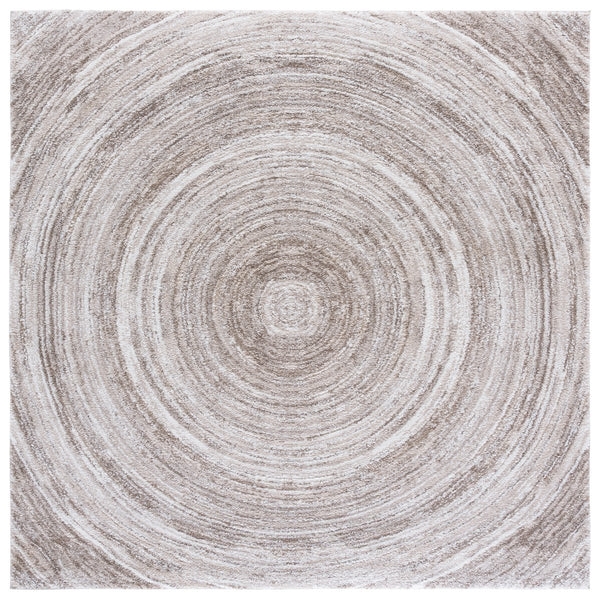 Safavieh Northport Contemporary Area Rug - Elegant Taupe And Ivory Design For Modern Living Spaces Taupe ,Ivory 65% Polypropylene,35% Polyester Ntp802e-7sq