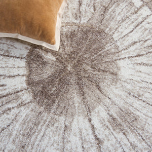 Safavieh Northport Contemporary Area Rug - Elegant Taupe And Ivory Design, Durable Power Loomed Texture Taupe ,Ivory 65% Polypropylene,35% Polyester Ntp806e-5