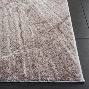 Safavieh Northport Contemporary Runner Rug - Elegant Taupe And Ivory Design For Stylish Hallways And Entryways Taupe ,Ivory 65% Polypropylene,35% Polyester Ntp806e-8