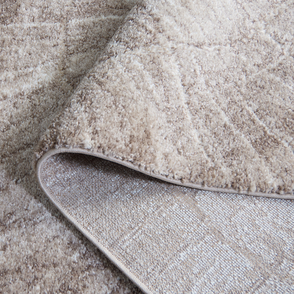 Safavieh Northport Contemporary Runner Rug - Elegant Taupe And Ivory Design For Stylish Hallways And Entryways Taupe ,Ivory 65% Polypropylene,35% Polyester Ntp806e-8