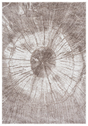 Safavieh Northport Contemporary Area Rug - Elegant Taupe And Ivory Design, Durable Power Loomed Texture Taupe ,Ivory 65% Polypropylene,35% Polyester Ntp806e-5