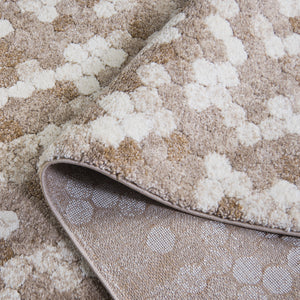 Safavieh Northport Elegant Contemporary Area Rug From Turkey – Modern Design For Stylish Home Interiors Taupe ,Ivory 65% Polypropylene,35% Polyester Ntp808e-28