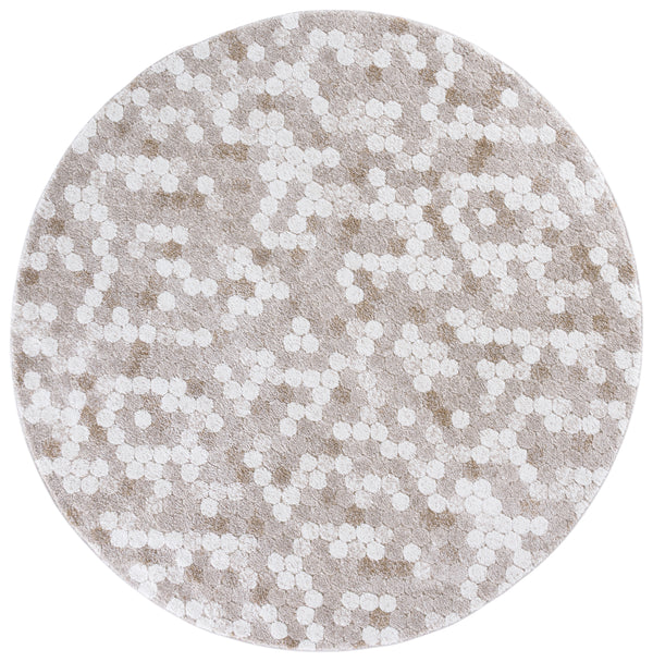 Safavieh Northport Elegant Contemporary Area Rug From Turkey – Modern Design For Stylish Home Interiors Taupe ,Ivory 65% Polypropylene,35% Polyester Ntp808e-28