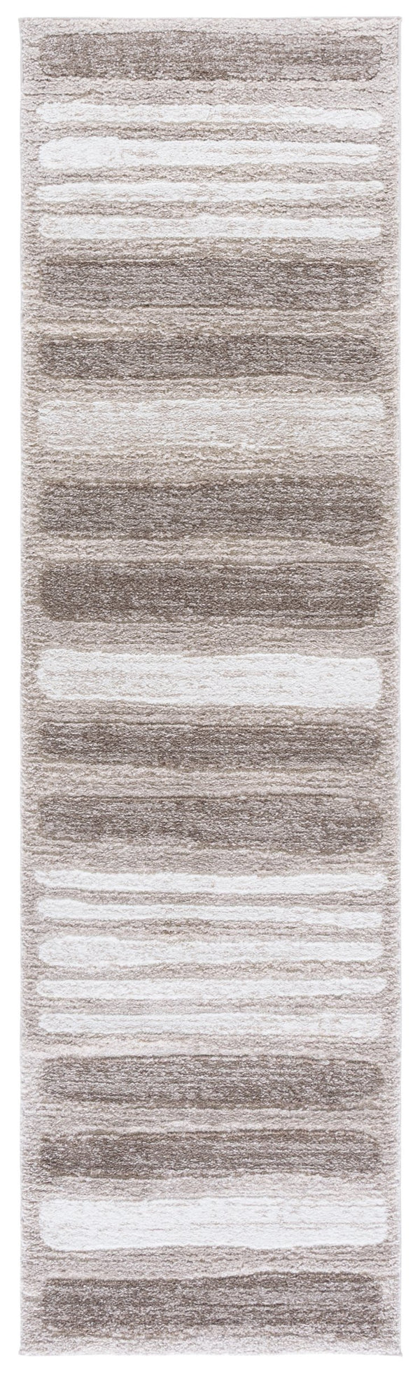 Safavieh Northport Contemporary Runner - Elegant Power-loomed Design In Soothing Hues For Home Decor Taupe ,Ivory 65% Polypropylene,35% Polyester Ntp810e-28