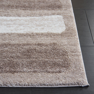 Safavieh Northport Contemporary Area Rug - Stylish Taupe And Ivory Design For Elegant Home Decor Upgrade Taupe ,Ivory 65% Polypropylene,35% Polyester Ntp810e-4