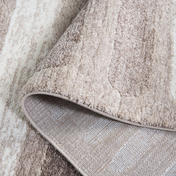 Safavieh Northport Contemporary Runner - Elegant Power-loomed Design In Soothing Hues For Home Decor Taupe ,Ivory 65% Polypropylene,35% Polyester Ntp810e-5