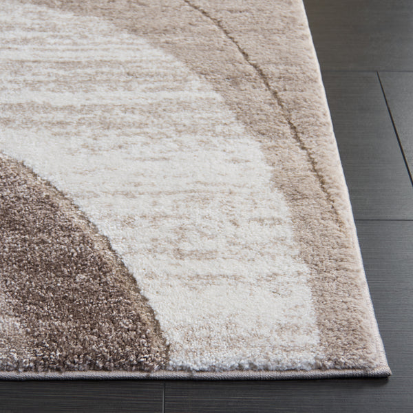 Safavieh Northport Area Rug - Modern Taupe And Ivory Design For Elegant Living Spaces, Soft And Durable Taupe ,Ivory 65% Polypropylene,35% Polyester Ntp812e-9