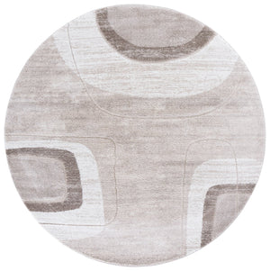 Safavieh Northport Contemporary Runner Rug – Elegant Taupe & Ivory Design For Stylish Home Decor Accents Taupe ,Ivory 65% Polypropylene,35% Polyester Ntp812e-7r