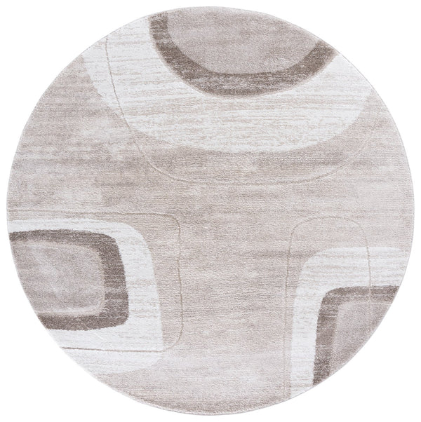 Safavieh Northport Contemporary Runner Rug – Elegant Taupe & Ivory Design For Stylish Home Decor Accents Taupe ,Ivory 65% Polypropylene,35% Polyester Ntp812e-7r