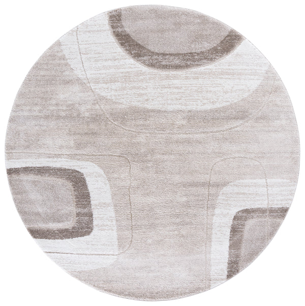 Safavieh Northport Area Rug - Modern Taupe And Ivory Design For Elegant Living Spaces, Soft And Durable Taupe ,Ivory 65% Polypropylene,35% Polyester Ntp812e-9