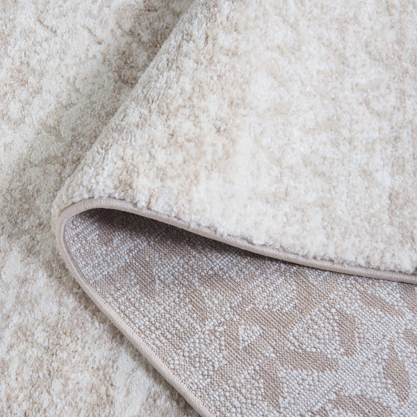 Safavieh Northport Elegant Runner Rug - Contemporary Turkish Design For Hallways, Soft Textures & Durability Beige ,Ivory 65% Polypropylene,35% Polyester Ntp814b-5