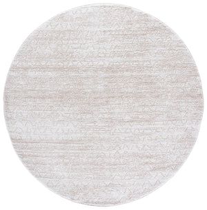 Safavieh Northport Elegant Runner Rug - Contemporary Turkish Design For Hallways, Soft Textures & Durability Beige ,Ivory 65% Polypropylene,35% Polyester Ntp814b-7r