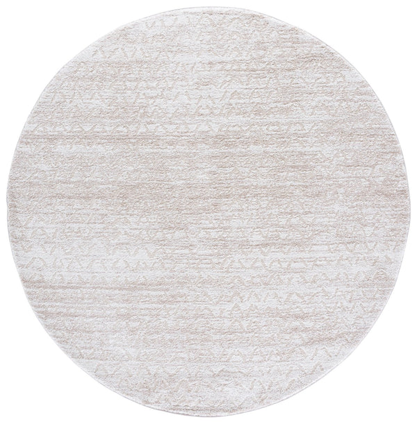 Safavieh Northport Elegant Runner Rug - Contemporary Turkish Design For Hallways, Soft Textures & Durability Beige ,Ivory 65% Polypropylene,35% Polyester Ntp814b-7r