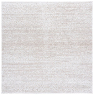 Safavieh Northport Elegant Runner Rug - Contemporary Turkish Design For Hallways, Soft Textures & Durability Beige ,Ivory 65% Polypropylene,35% Polyester Ntp814b-7sq