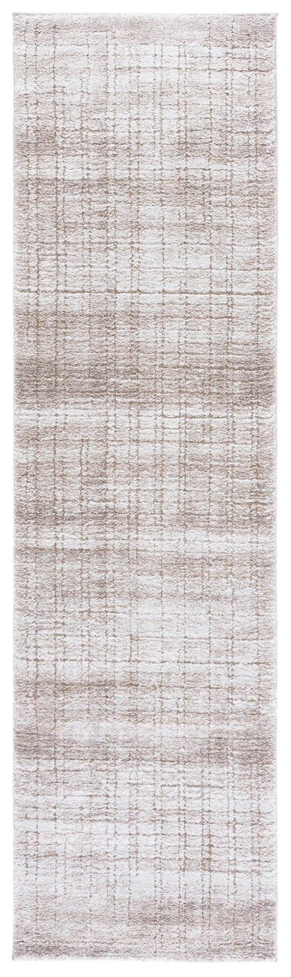 Safavieh Northport Runner Rug - Elegant Taupe And Ivory Design For Hallways, Contemporary Style, 8ft Length Taupe ,Ivory 65% Polypropylene,35% Polyester Ntp816e-28