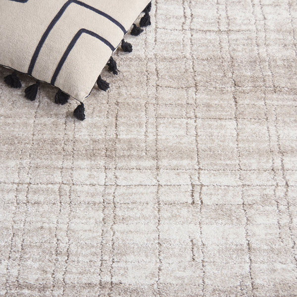 Safavieh Northport Runner Rug - Elegant Taupe And Ivory Design For Hallways, Contemporary Style, 8ft Length Taupe ,Ivory 65% Polypropylene,35% Polyester Ntp816e-5