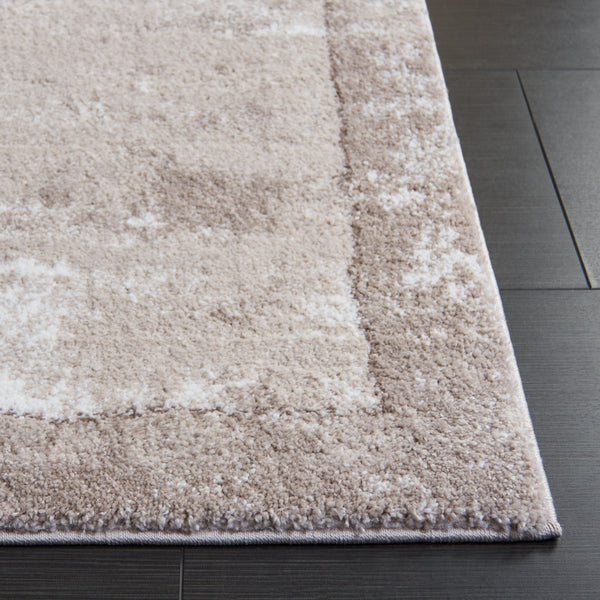 Safavieh Northport Contemporary Area Rug - Soft Taupe & Ivory Design For Modern Living Spaces And Elegance Taupe ,Ivory 65% Polypropylene,35% Polyester Ntp818e-5