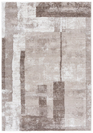 Safavieh Northport Contemporary Area Rug - Soft Taupe & Ivory Design For Modern Living Spaces And Elegance Taupe ,Ivory 65% Polypropylene,35% Polyester Ntp818e-5