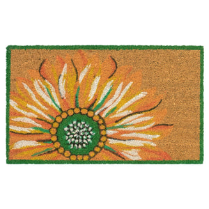 Trans Ocean Liora Manne Natura Sunflower Outdoor Mat - Vibrant Floral Design For A Bright, Welcoming Entryway Yellow Coir Ntr23203709