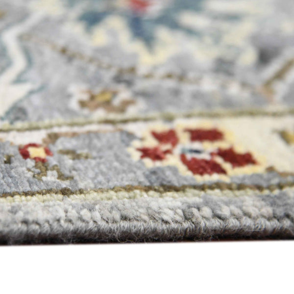 Amer Rugs Nuit Elegant Hand-knotted Area Rug In Premium New Zealand Wool For Timeless Home Décor Style Deep Silver Wool Nui740912