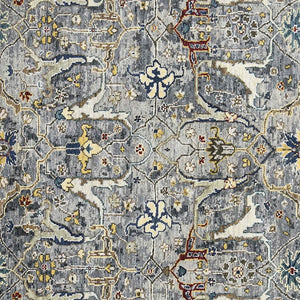 Amer Rugs Nuit Elegant Hand-knotted Area Rug In Premium New Zealand Wool For Timeless Home Décor Style Deep Silver Wool Nui740912