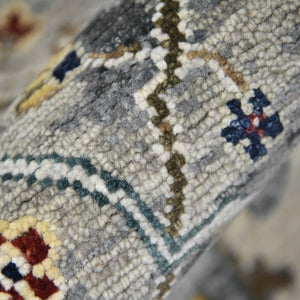 Amer Rugs Nuit Elegant Hand-knotted Area Rug In Premium New Zealand Wool For Timeless Home Décor Style Deep Silver Wool Nui740912