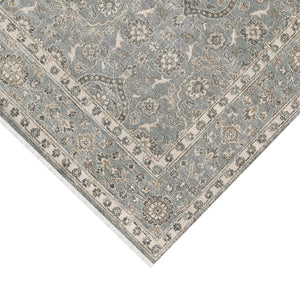 Amer Rugs Nuit Elegant Hand-knotted Area Rug In Premium New Zealand Wool For Timeless Home Décor Style Ice Blue Wool Nui1290810