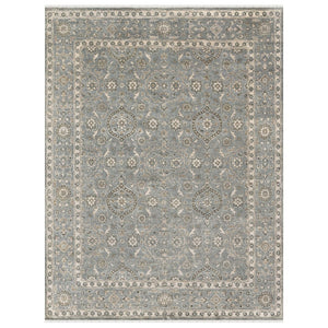 Amer Rugs Nuit Elegant Hand-knotted Area Rug In Premium New Zealand Wool For Timeless Home Décor Style Ice Blue Wool Nui1290810