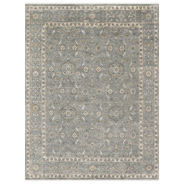 Amer Rugs Nuit Elegant Hand-knotted Area Rug In Premium New Zealand Wool For Timeless Home Décor Style Ice Blue Wool Nui1290810