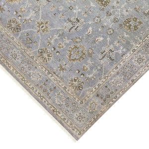 Amer Rugs Nuit Elegant Hand-knotted Area Rug In Premium New Zealand Wool For Timeless Home Décor Style Ice Blue Wool Nui1340912