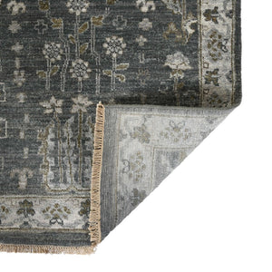 Amer Rugs Nuit Elegant Hand-knotted Area Rug In Premium New Zealand Wool For Timeless Home Décor Style Santas Gray Wool Nui20203