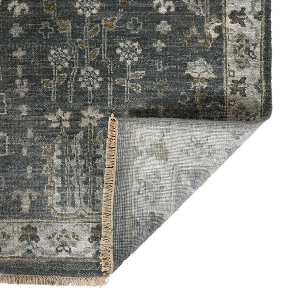 Amer Rugs Nuit Elegant Hand-knotted Area Rug In Premium New Zealand Wool For Timeless Home Décor Style Santas Gray Wool Nui20203