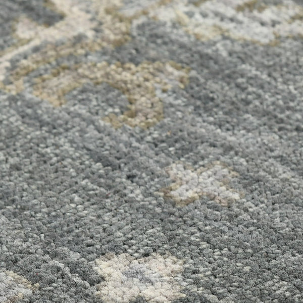 Amer Rugs Nuit Elegant Hand-knotted Area Rug In Premium New Zealand Wool For Timeless Home Décor Style Santas Gray Wool Nui20203