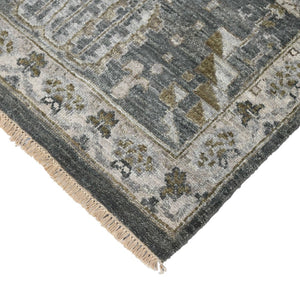 Amer Rugs Nuit Elegant Hand-knotted Area Rug In Premium New Zealand Wool For Timeless Home Décor Style Santas Gray Wool Nui20203