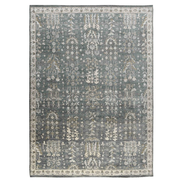 Amer Rugs Nuit Elegant Hand-knotted Area Rug In Premium New Zealand Wool For Timeless Home Décor Style Santas Gray Wool Nui20203