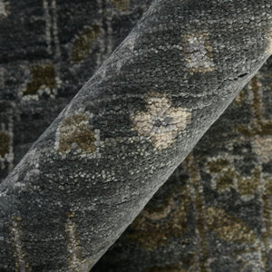 Amer Rugs Nuit Elegant Hand-knotted Area Rug In Premium New Zealand Wool For Timeless Home Décor Style Santas Gray Wool Nui20203