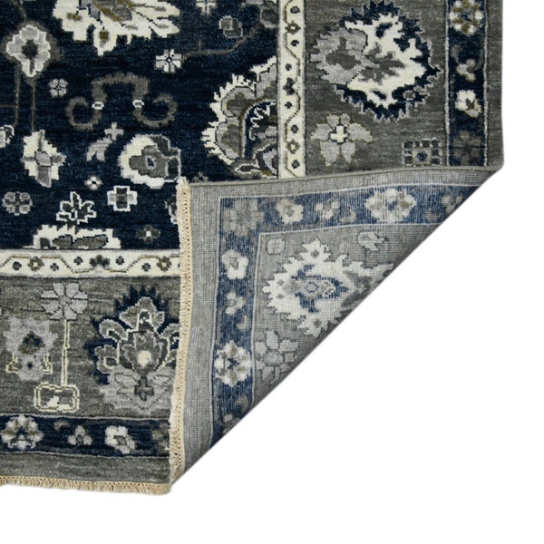 Amer Rugs Nuit Elegant Hand-knotted Area Rug In Premium New Zealand Wool For Timeless Home Décor Style Blue Sapphire Wool Nui200203