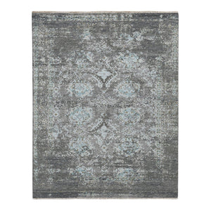 Amer Rugs Nuit Elegant Hand-knotted Area Rug In Premium New Zealand Wool For Timeless Home Décor Style Silver Sand Wool Nui220912