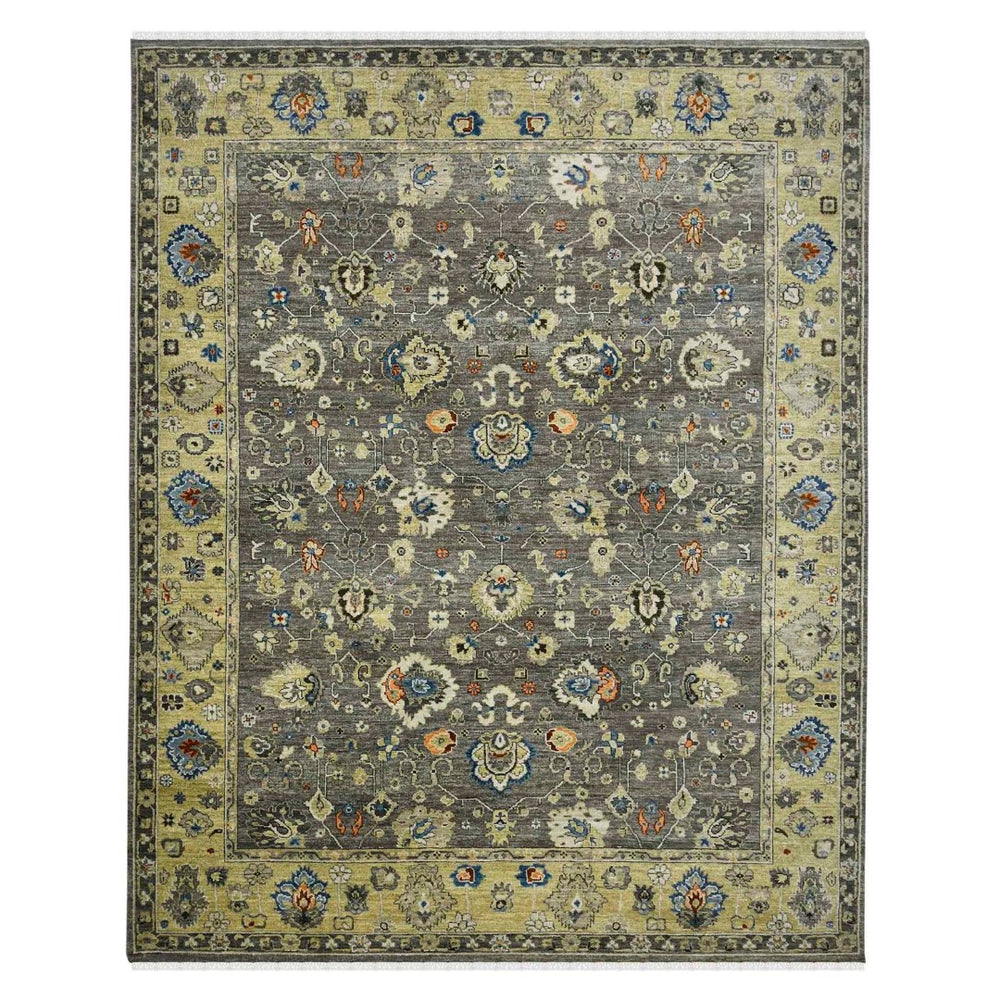 Amer Rugs Nuit Elegant Hand-knotted Area Rug In Premium New Zealand Wool For Timeless Home Décor Style Warm Taupe,Mellow Wool Nui460810